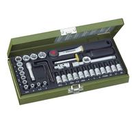 Proxxon Coffret de douilles métriques 23080 - 1/4 (6.3 mm) 36 pièces avec cliquet