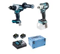 Coffret d'outils sans fil MAKITA DDF492 + batterie Li-ion LXT 18 V/5,0 Ah DTW300 (réf. DLX2588TJ)