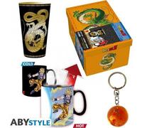Coffret Dragon Ball (tasse, verre, porte-clés 3D)