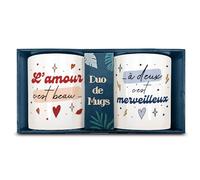 Coffret duo mugs amour...merveilleux