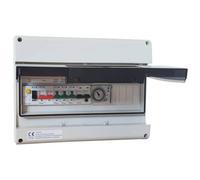 Coffret électrique complet (x1 LED) pour piscine hors-sol 4-6.3 A (jusqu'à 1 cv) - PAC 16 A courbe D