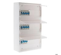 Coffret électrique équipé 39 modules - 11 disjoncteurs - Zenitech