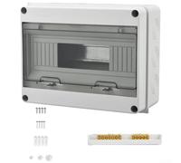 Coffret Électrique Étanche 245x188mm Transparent | ABS/PC , résistance eau feu chocs, usage intérieur extérieur, protection longue durée
