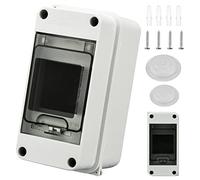 Coffret Electrique Etanche Exterieur IP65, 3 Modules, ABS de Surface en Plastique, Boite de Boitier Etanche Electrique Exterieur, Armoire de Contrôle, Boitier de Jonction