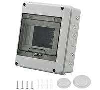 Coffret Electrique Etanche Exterieur IP65, 5 Modules, IP65 ABS de Surface en Plastique, Boite de Boitier Etanche Electrique Exterieur, Armoire de Contrôle, Boitier de Jonction