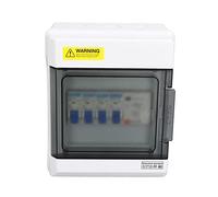 Coffret Electrique Etanche Exterieur, Tableau élec Disjoncteur de fuite d'unité consommation, boîte à 3 voies, 230V 63A 30mA RCD + MCB (6A + 16A + 32A)