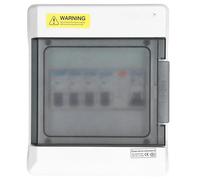 Coffret Electrique Etanche Exterieur, Tableau élec Mini disjoncteur de fuite disjoncteurs à réponse rapide unité consommateur 63A 30mA RCD + 4 MCB for caravanes Circuits