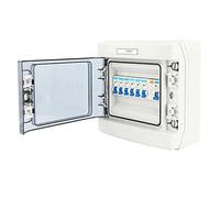 Coffret Electrique Etanche Exterieur, Tableau élec Protection contre les fuites de disjoncteur miniature 63A 30mA RCD + 6MCB - Style 6WAY 230/400V