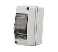 Coffret électrique extérieur étanche IP65 2 modules - boîtier blanc pour garage, villa, borne de recharge