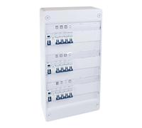 Coffret électrique monté-câblé 39 modules Top Chantier - 3 rangées - pour logements T3/T4 - EUROHM - 19432
