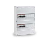 - Coffret électrique prééquipé 2 rangées 26 modules - disjoncteurs 10A à 32A