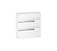 Coffret électrique - SCHNEIDER - RESI9 - 18 Modules - 2 Rangées - Plastique Blanc