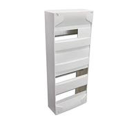Coffret électrique - Tableau électrique étanche - Coffret tableau - Module électrique - Coffret modulaire vide - 4 rangées - 52 modules - Dimension 250 mm x 615 mm x 103 mm - Blanc - 707295 Debflex