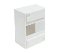 Coffret électrique - Tableau électrique étanche - Coffret tableau - Module électrique - Coffret modulaire vide - 1 rangée - 8 modules - Dimensions 160 mm x 232 mm x 94 mm - Blanc - 707260 Debflex