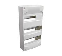 Coffret électrique - Tableau électrique étanche - Coffret tableau - Module électrique - Coffret vide - 3 rails - 39 modules - Dimension 250 X 492 X 103 mm - Blanc - 707804 Debflex