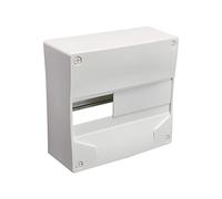 Coffret électrique - Tableau électrique étanche - Coffret tableau - Module électrique - Coffret vide - DEBFLEX Coffret Modulaire Vide 1 Rangée 13 modules 250X240X103mm Blanc