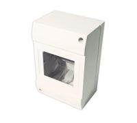 Coffret électrique ZENITECH nu à équiper 1 rangée 4 modules blanc