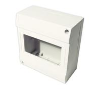 Coffret électrique ZENITECH nu à équiper 1 rangée 6 modules blanc