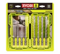 Coffret empilage 8 forets SDSPLUS RYOBI RAK08SDS2