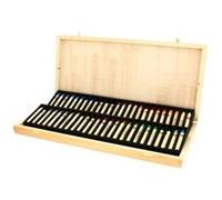 Sennelier Coffret en bois – Pastels à l'huile 50 couleurs universelles