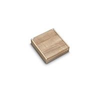 Albert de Thiers - Coffret à Couverts en Bois de Chêne Clair - 4 Compartiments pour 48 Pièces - Rangement Élégant et Pratique - Dimensions 27,5 x 26 x 7,5 cm - Design Raffiné