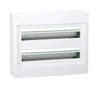 Coffret en saillie PrismaSeT XS Schneider Electric - 2 rangées - 24 modules - Sans porte