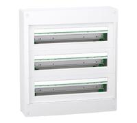 Coffret en saillie PrismaSeT XS Schneider Electric - 3 rangées - 24 modules - Sans porte