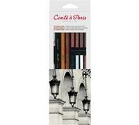 Conte à Paris Set Esquisse Étude – 12 carrés, 3 crayons et accessoires