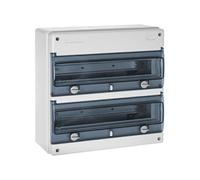 - Coffret étanche IP65 36 modules 2 rangées