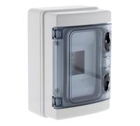 Zenitech Coffret étanche 4 modules IP65 livré avec accessoires
