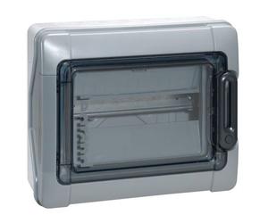 Coffret étanche PLEXO avec embouts à perforation directe prémontés gris 13 modules - LEGRAND - 001921