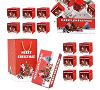 Coffret Explosif de Noël pour Argent Boîte à Argent Pop-Up et Pliante pour | Coffret Réutilisable pour Enveloppes Rouges Cadeaux Mariage Remise de Diplôme pour Adultes et