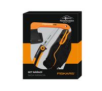 Coffret Fiskars Scie d'extérieur Xtract + Hache X5 + Gants 10761