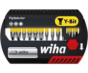 Coffret FlipSelector 12 embouts Y" L.25 mm WIHA + 1 Porte-embout magnétique PH/PZ/Torx - 41827"