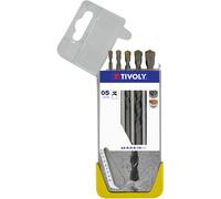 Coffret forets béton carbure usage fréquent Tivoly - 5 forets - Diamètre 4 à 10 mm