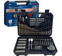 Coffret Forets et Embouts Bosch, 103 Pièces, Assortiment Perçage Vissage, Longueur 306 mm