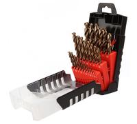 Diager - Coffret de forets HSS cobalt 5% 707D - 25 pièces Ø 1 à 13 mm
