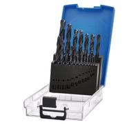 COFFRET FORETS METAUX HSS, MECHES DE 1 A 10 mm, BOITE DE 19 FORETS