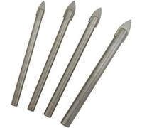 Coffret forets pour carrelage et verre à flèche Universal (4pcs)