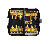 Coffret fraises DEWALT - 12 pièces pour défonceuse - DT90016