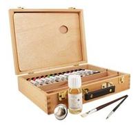 SENNELIER COFFRET BOIS GOUACHE 15X21ML +