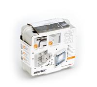COFFRET JARDIN IP65 8M PRE EQUIPE 1 ID 40A AC /1 DISJ 16A / 1 PRISE - DEBFLEX - 706667