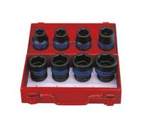 COFFRET KING TONY 3/4 DOUILLES A CHOC CLES IMPACT 6 PANS METRIQUES