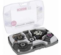 Coffret Lames Starlock BOSCH Rénovation, 5 pièces, AIZ 32 APB, ACZ 85 EC, ACZ 70 RT5, ATZ 52 SC, AVZ 93 G, Feuilles à poncer