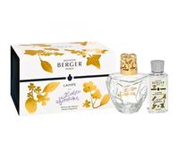 MAISON BERGER Coffret Premium Lampe Berger Lolita Lempicka Transparente - Lampe à Catalyse avec Recharge Lolita Lempicka 250 ml - Système 2-en-1 pour Aider à Purifier puis Parfumer l’Air