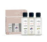 coffret maison berger 3 recharges 250 ml ophelia