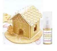Coffret maison en pain d'épices - découpoirs, préparation biscuits et poudre dorée - ScrapCooking Multicolore G