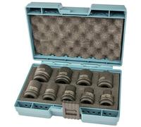 COFFRET MAKITA 9 DOUILLES POUR BOULONNEUSES A CHOC 1/2'' - D-41517