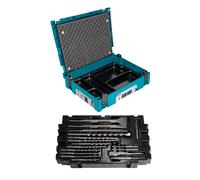 Coffret Makpac 17 pièces SDS-Plus forets, pics, burins - MAKITA - B-52059