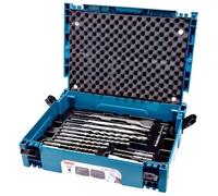 Coffret Makpac 17 pièces SDS-Plus forets, pics, burins - MAKITA - B-52059